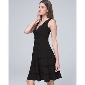𝅺WHITE House Black Market Black cocktail dress